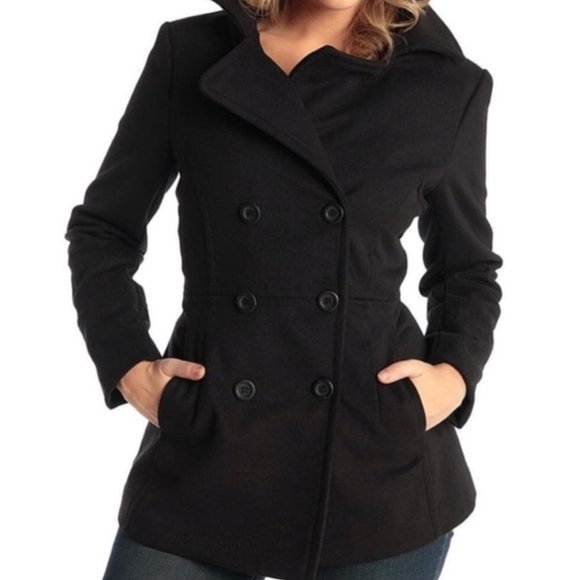 Michael kors black peacoat